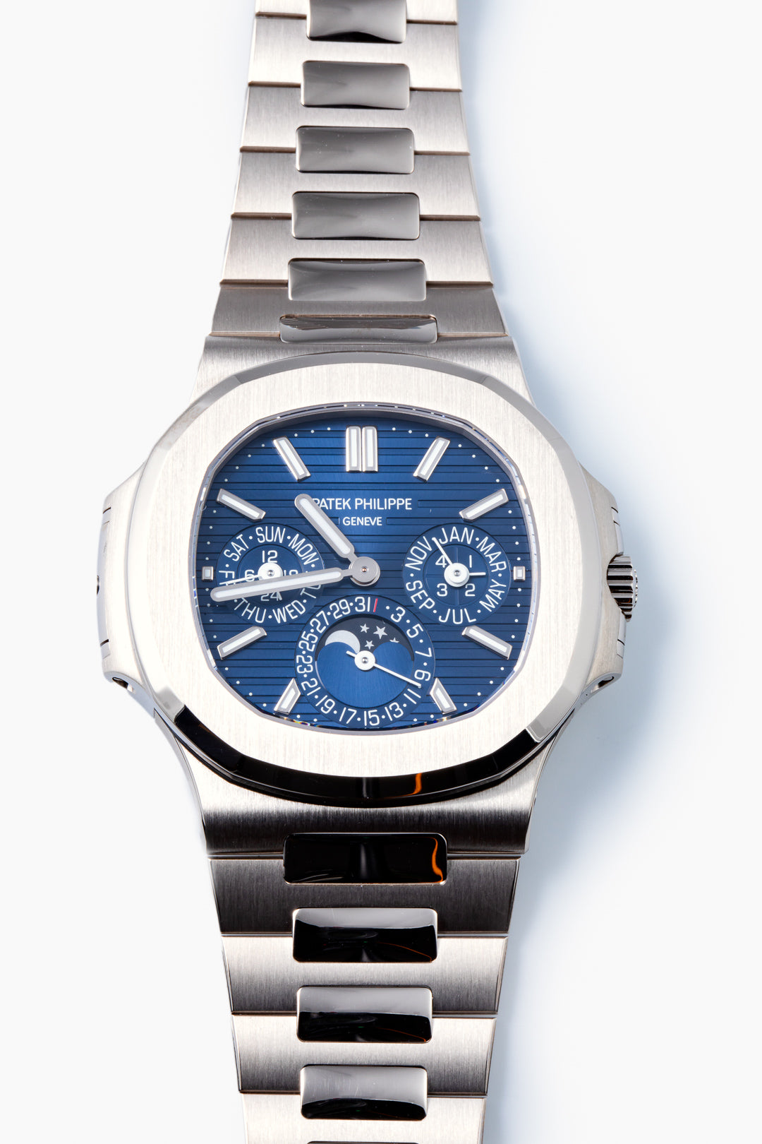 Nautilus White Gold Perpetual Calendar