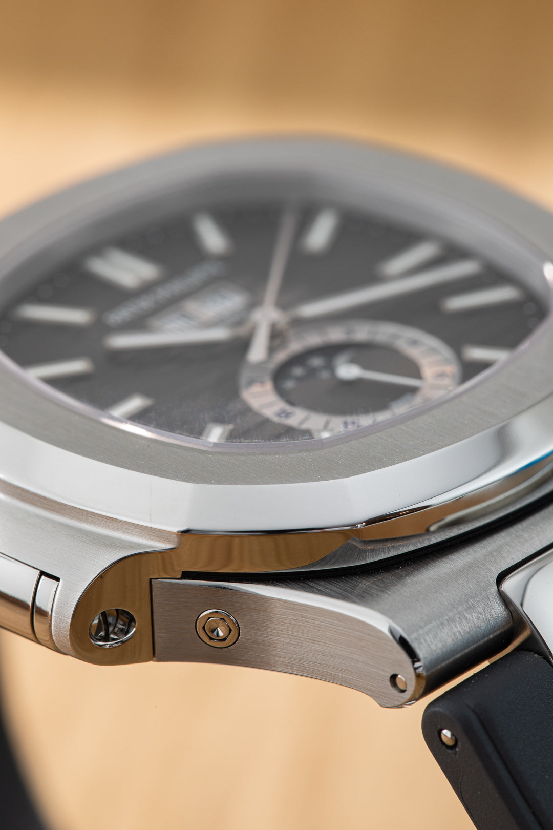 Nautilus 'Black Dial' Annual Calendar