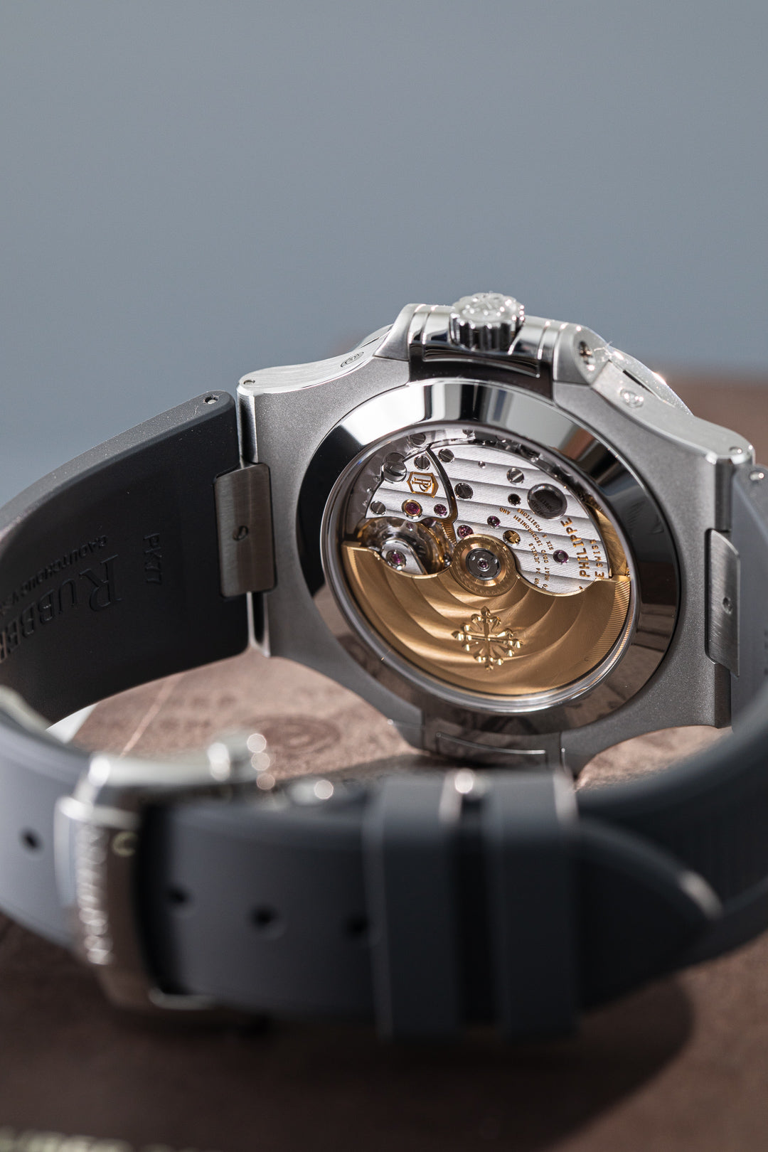 Nautilus 'Black Dial' Annual Calendar