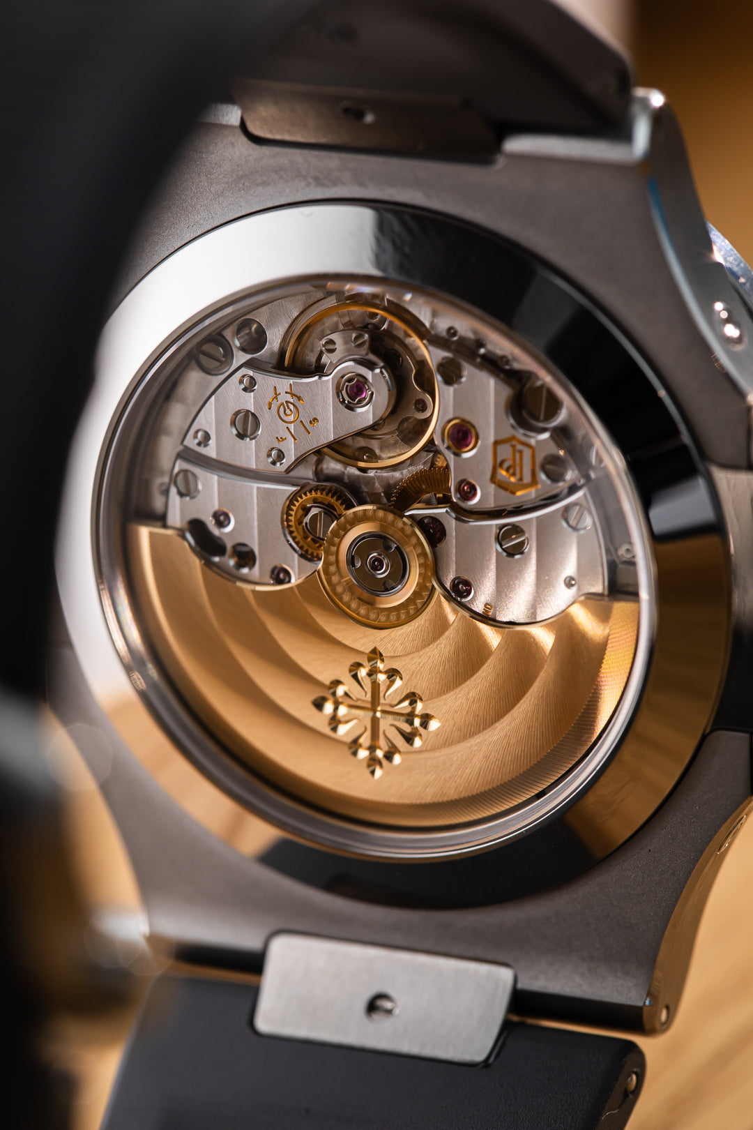 Nautilus 'Black Dial' Annual Calendar