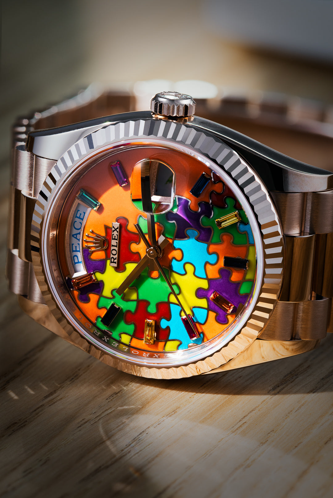Day-Date Rose Gold 'Puzzle Dial'