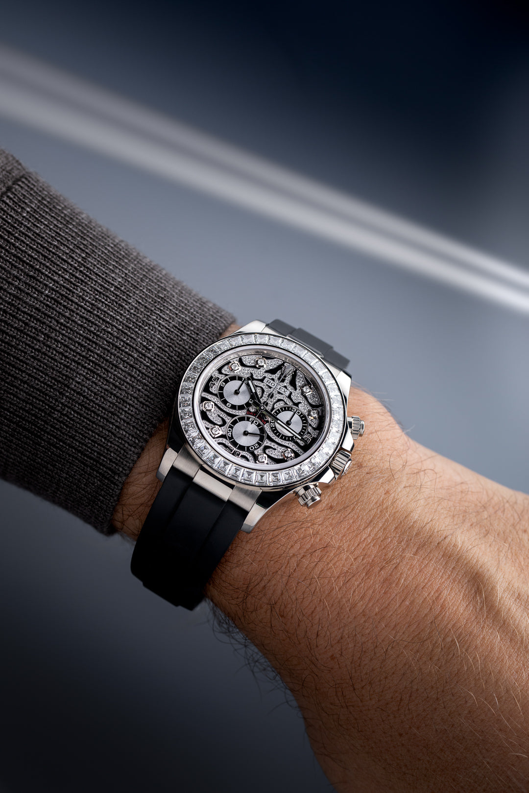 Daytona Eye Of The Tiger White Gold