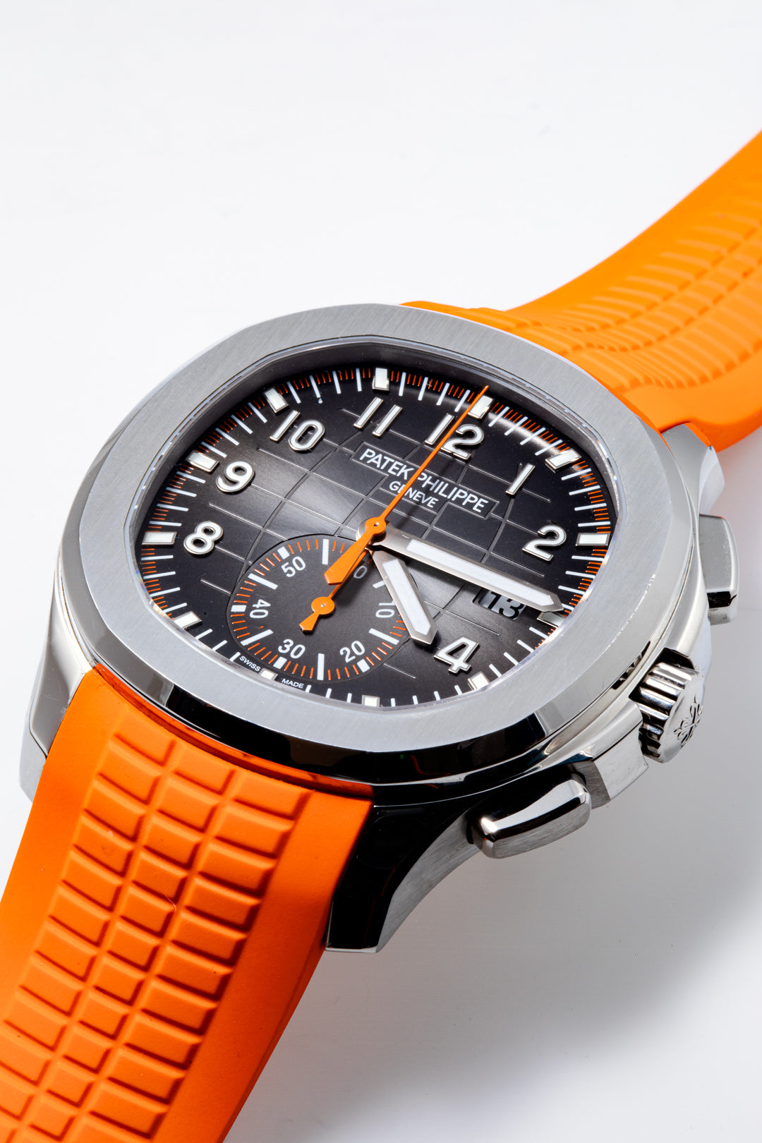 Aquanaut Chronograph Steel Orange 5968A-001