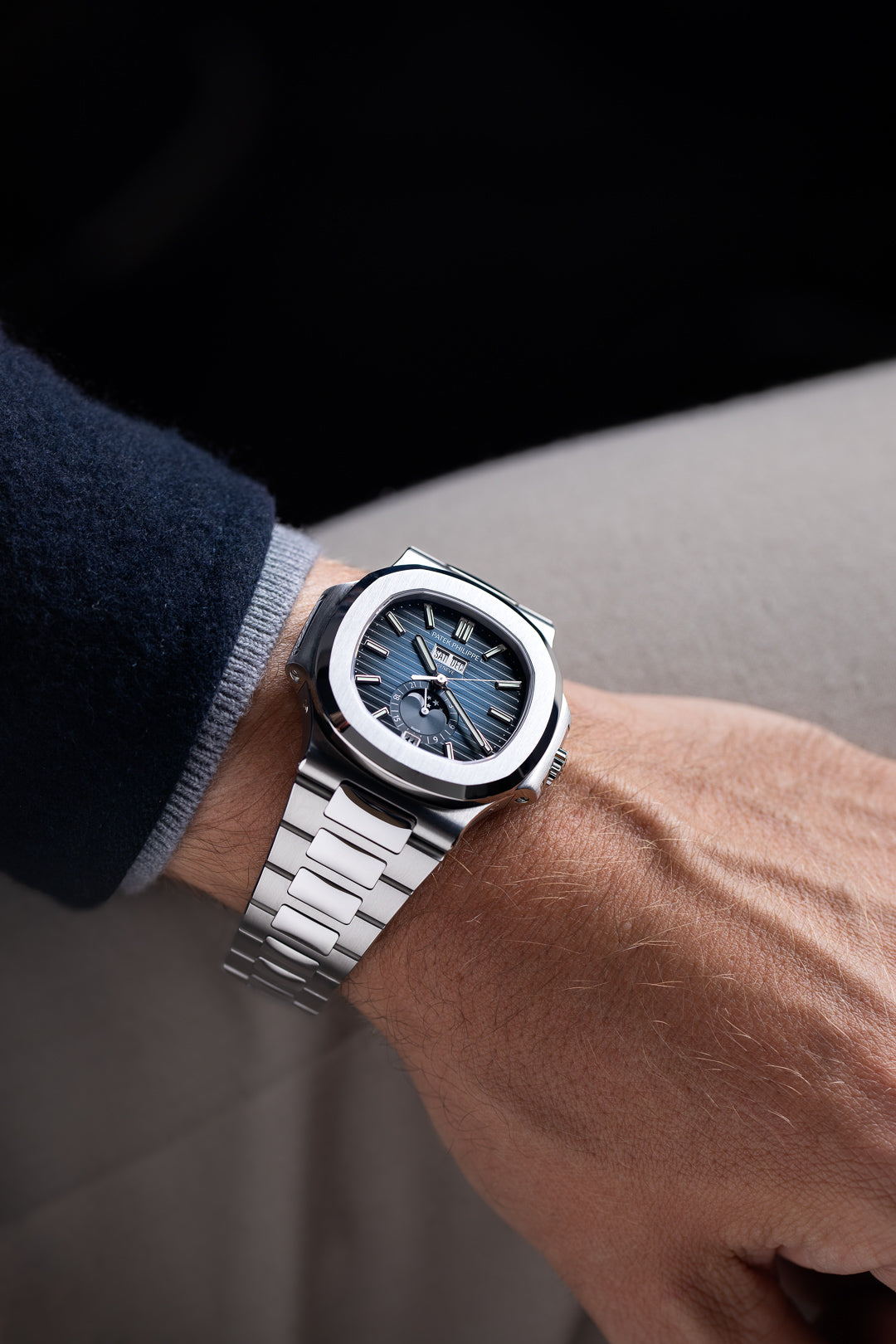 Patek Philippe Nautilus 'Blue Dial' Annual Calendar