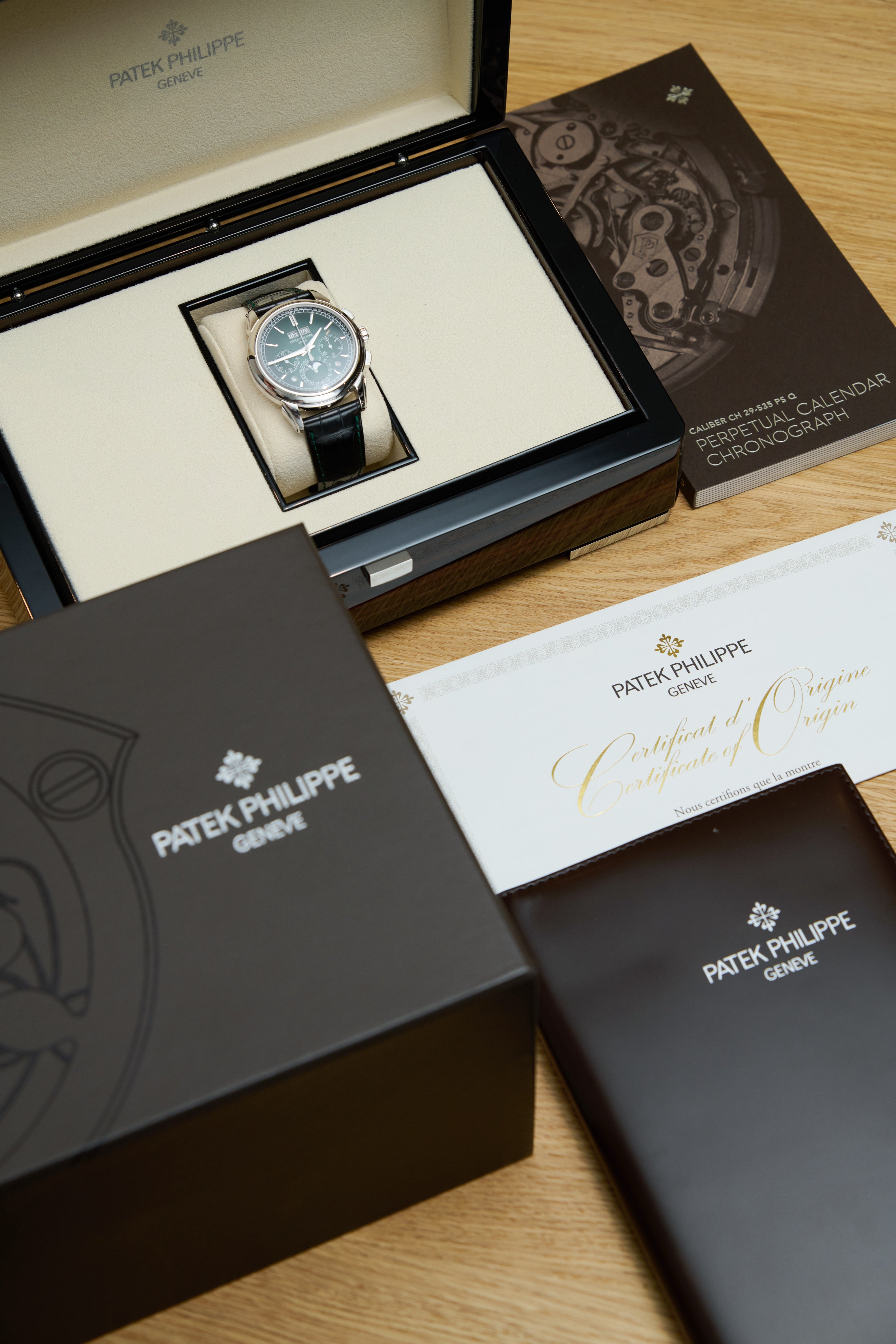 Patek Philippe Green Dial Perpetual Calendar