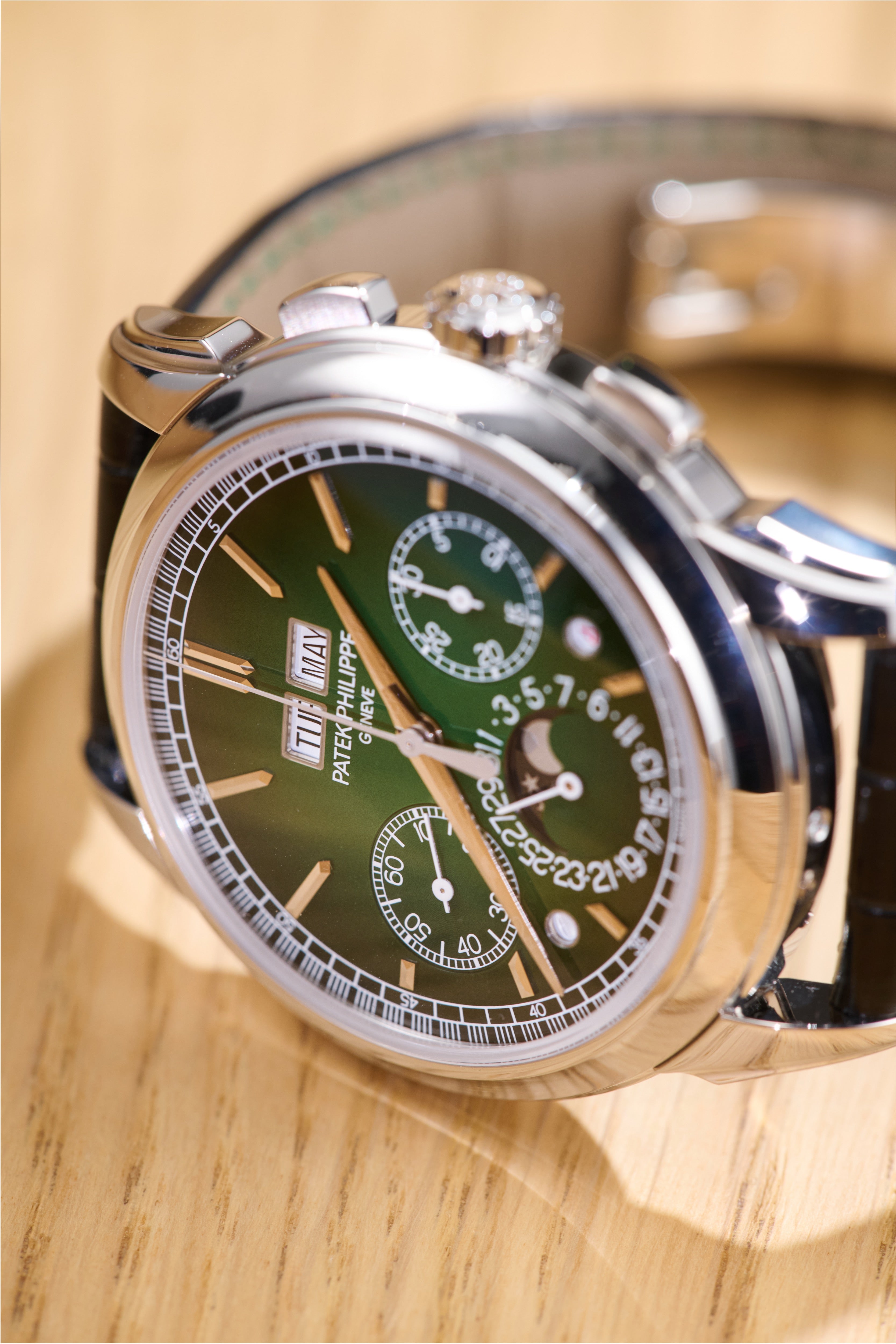 Patek Philippe Green Dial Perpetual Calendar