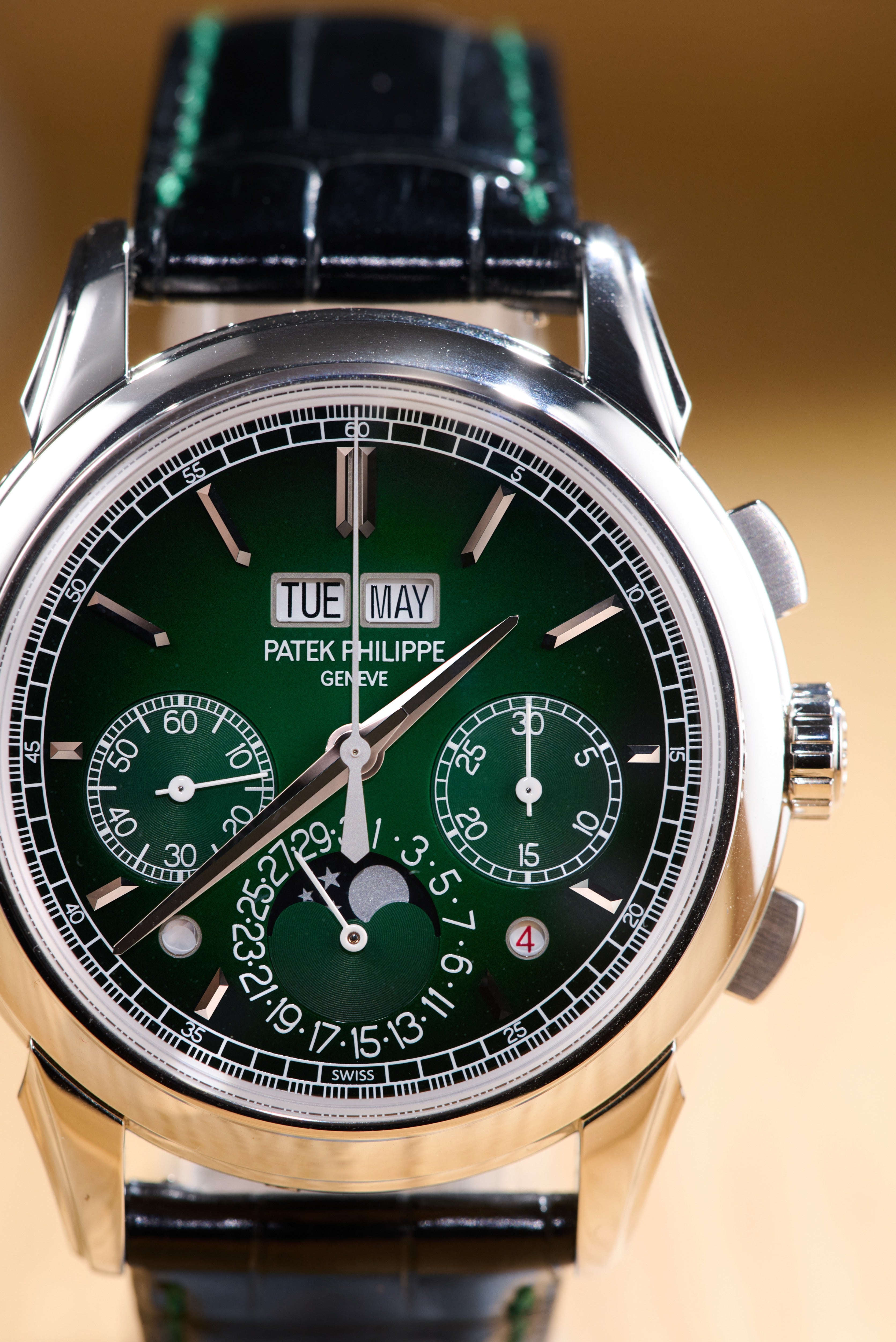 Patek Philippe Green Dial Perpetual Calendar