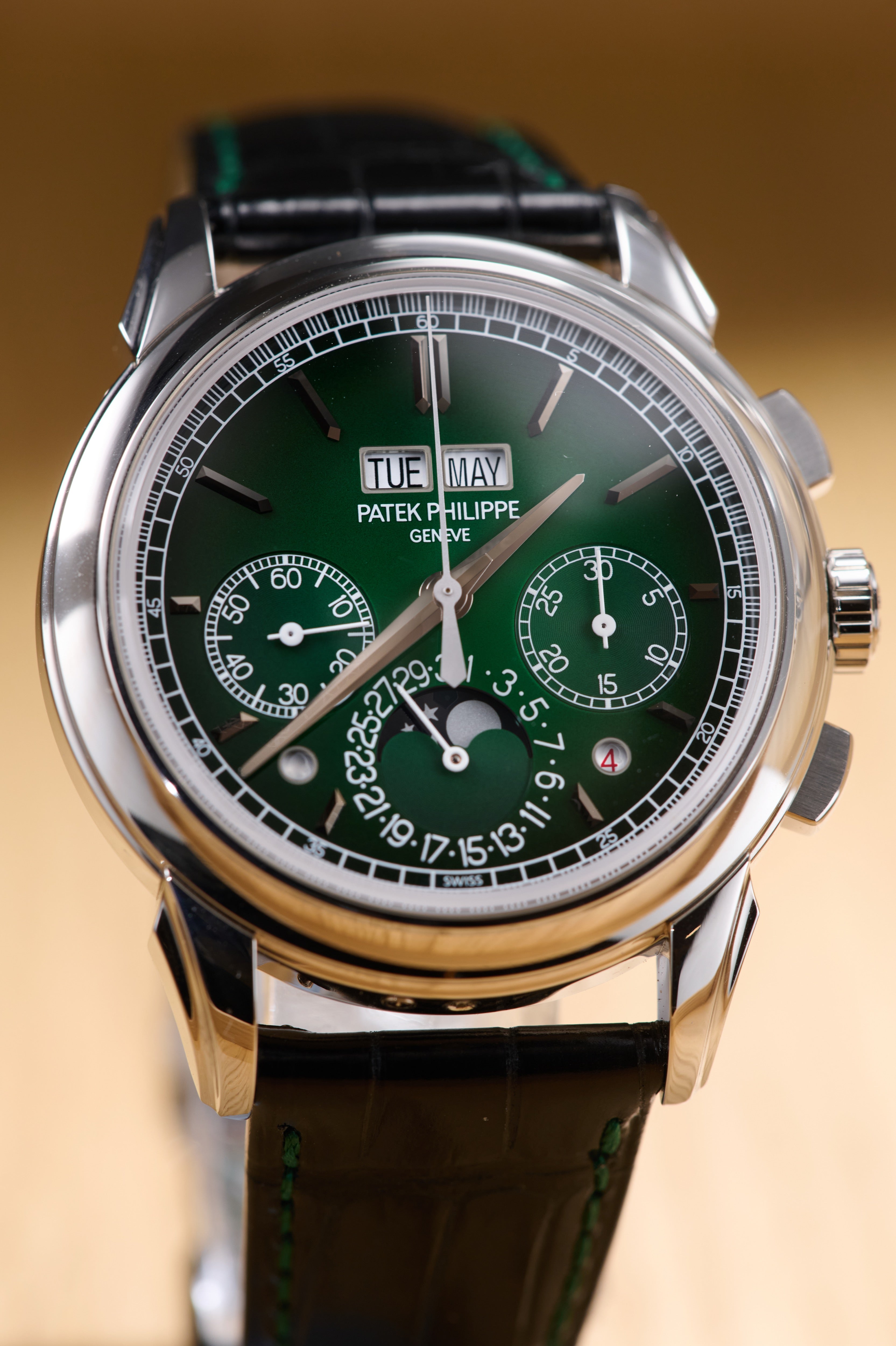 Patek Philippe Green Dial Perpetual Calendar