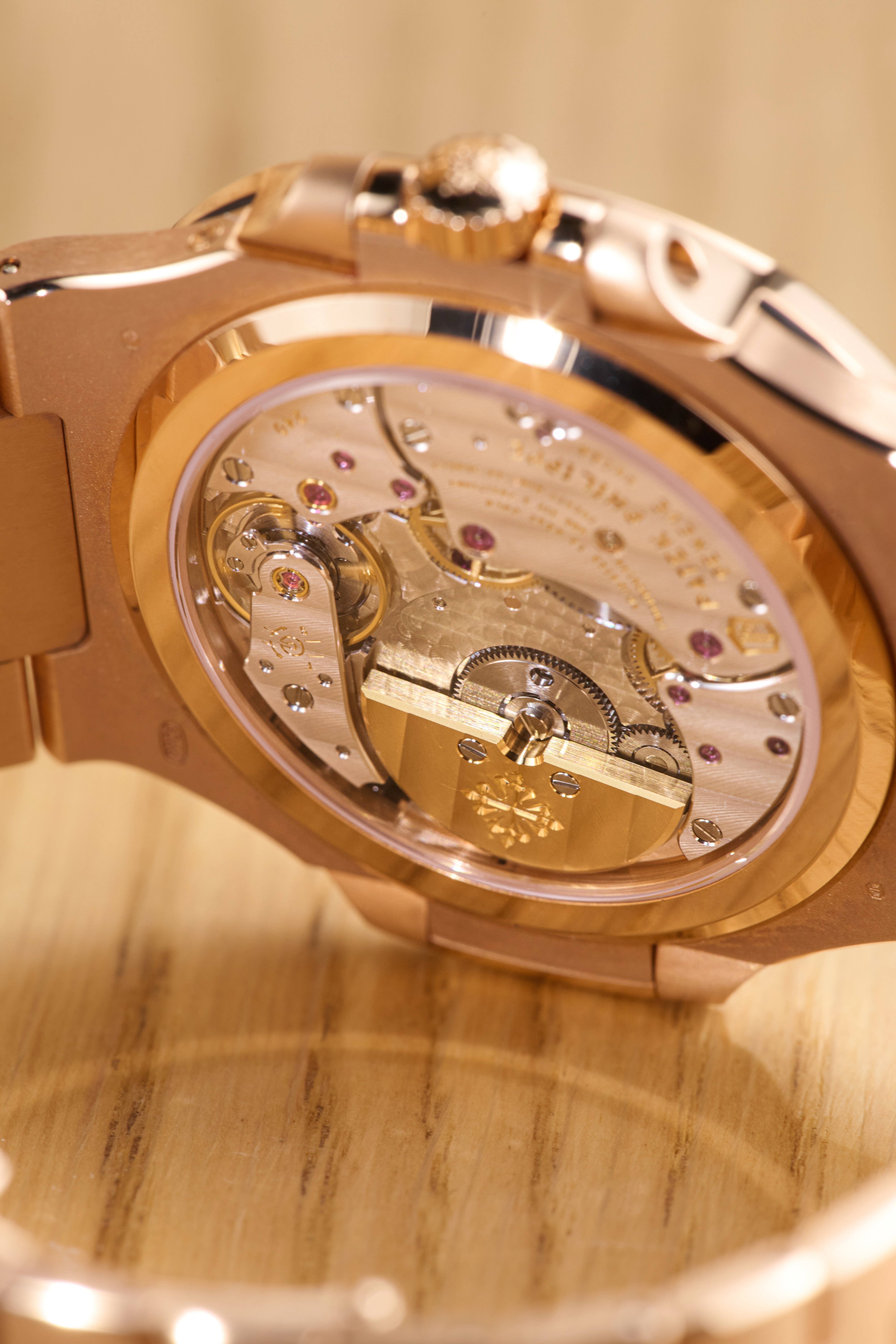 Patek Philippe Nautilus Rose Gold Moonphase