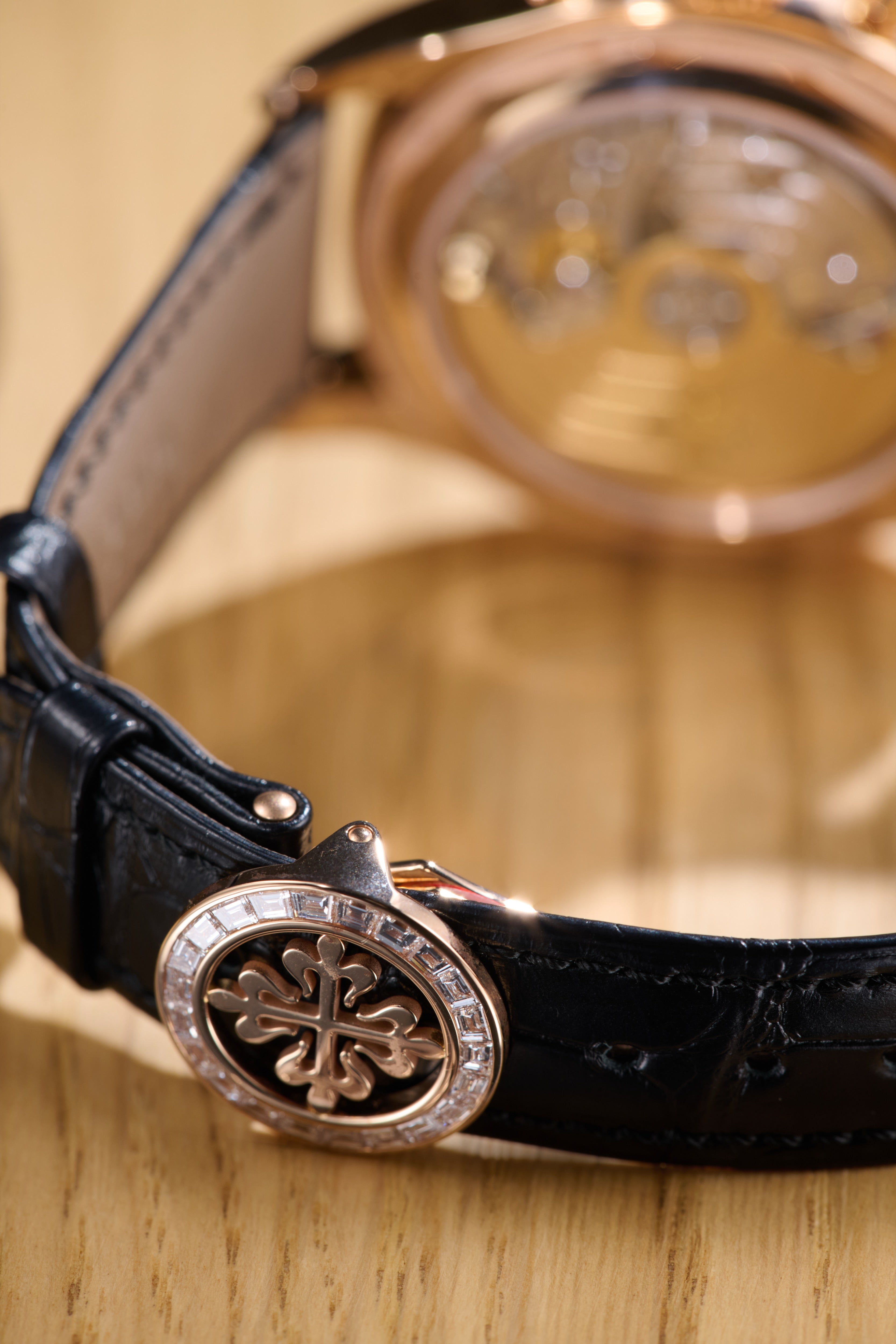 Patek Philippe Diamond Set Annual Calendar Rose Gold