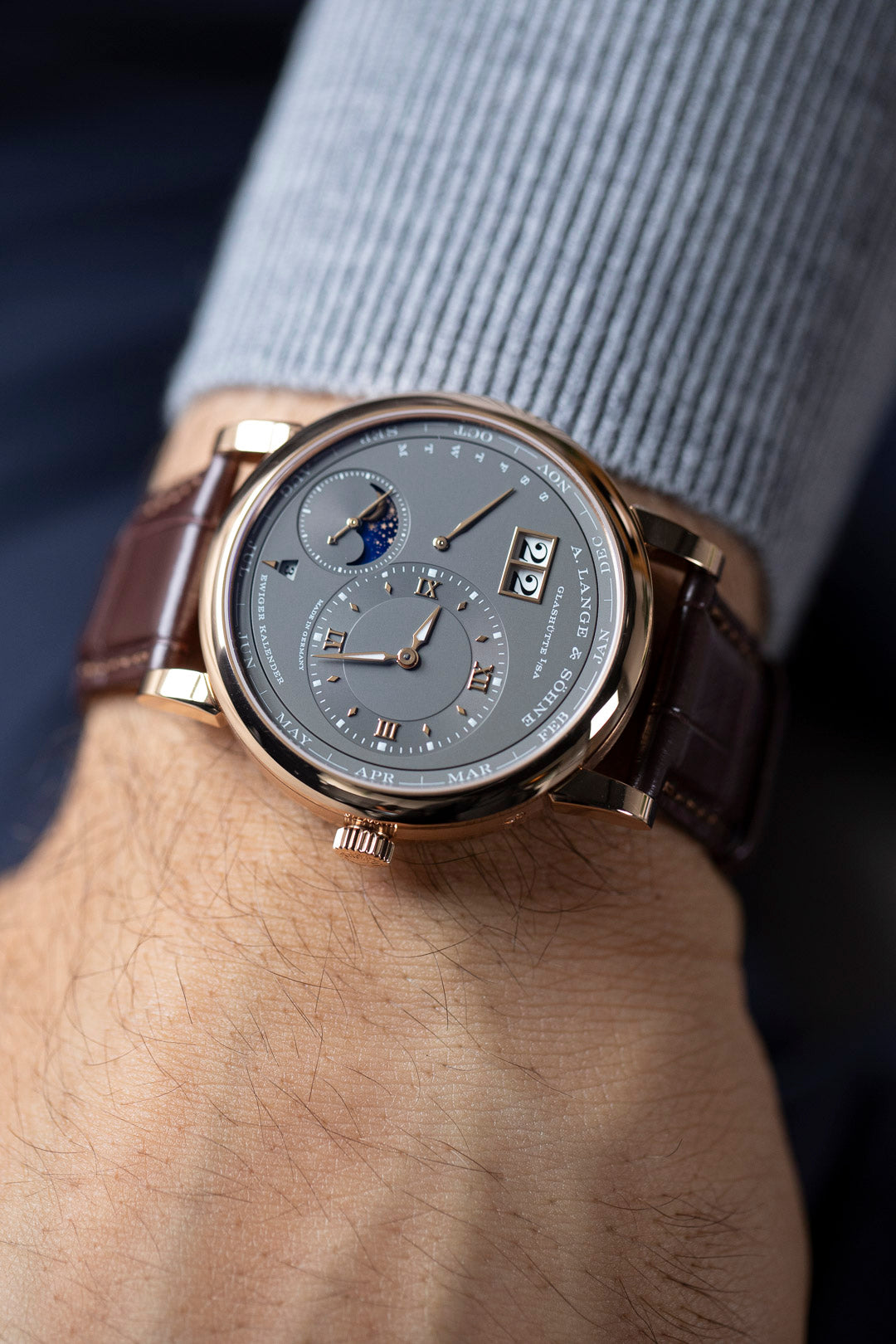 Lange 1 Pink Gold 'Perpetual Calendar'