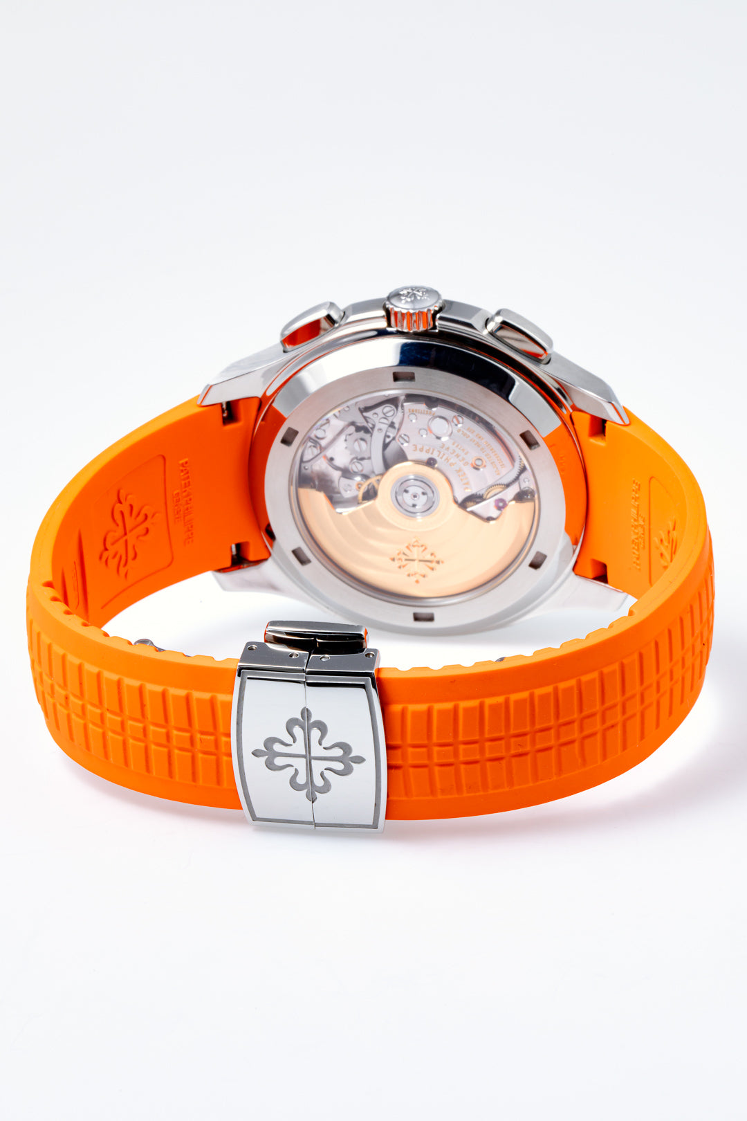 Aquanaut Chronograph Steel Orange 5968A-001