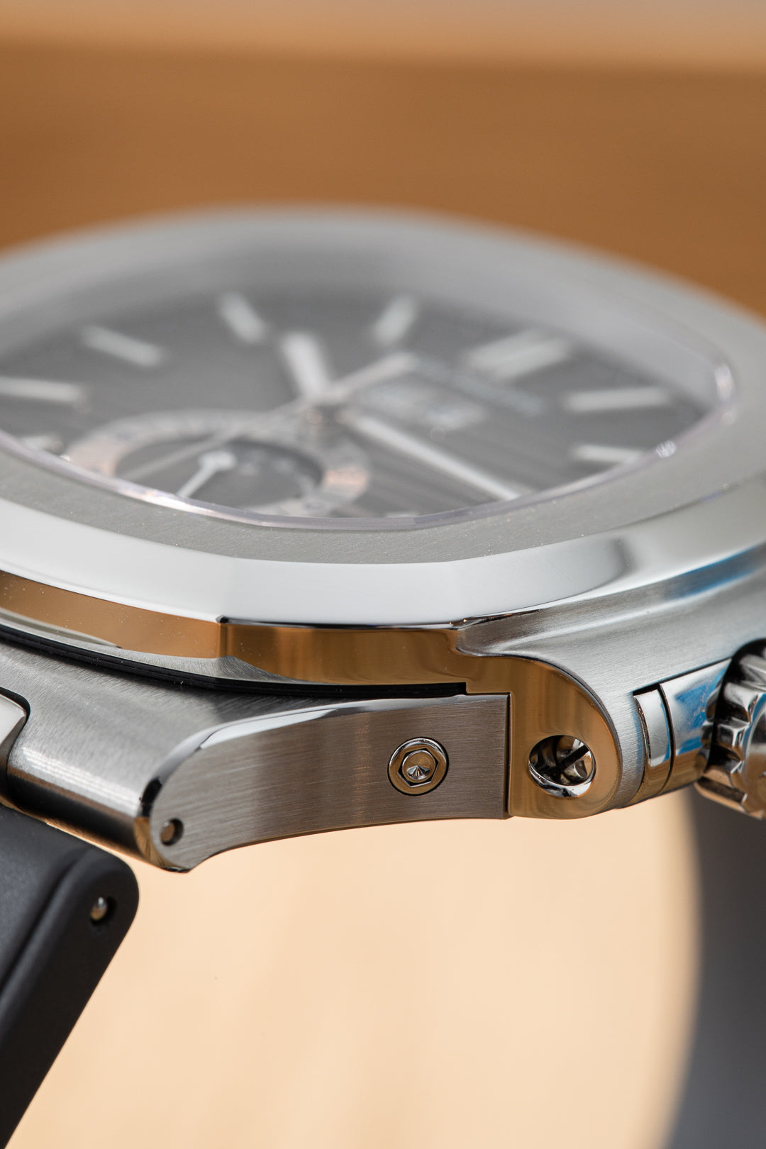 Nautilus 'Black Dial' Annual Calendar