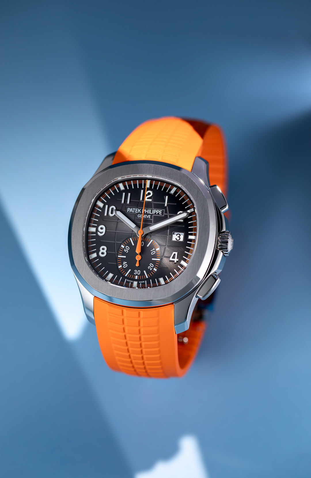 Aquanaut Chronograph Steel Orange 5968A-001