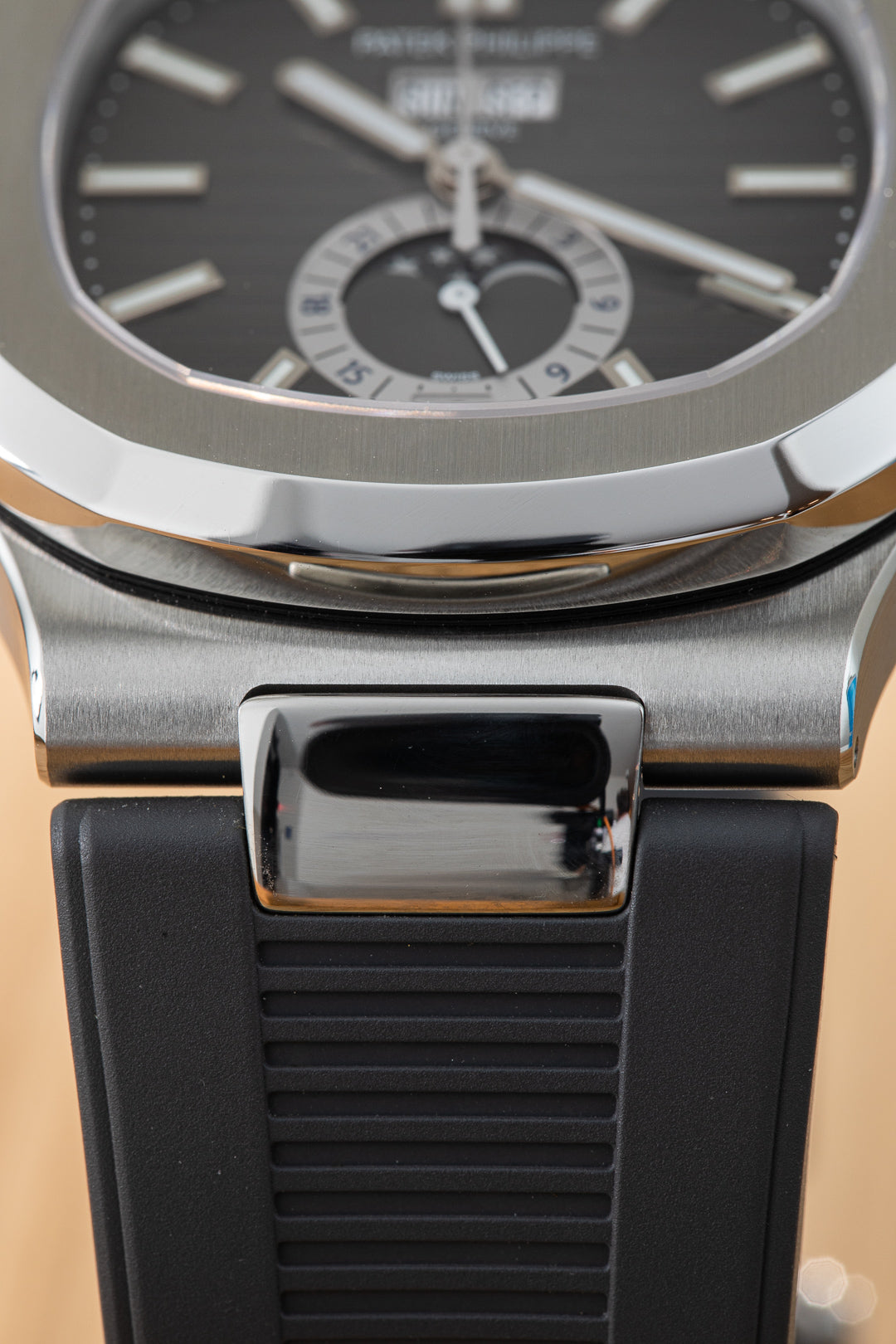 Nautilus 'Black Dial' Annual Calendar