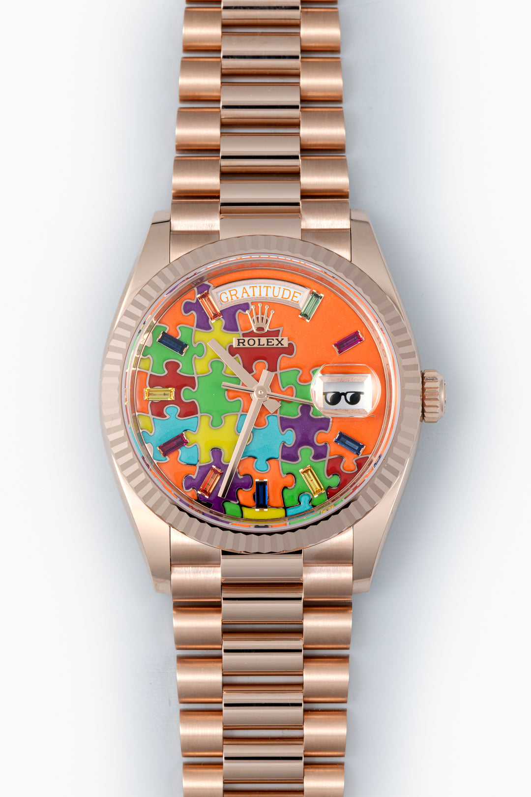 Day-Date Rose Gold 'Puzzle Dial'