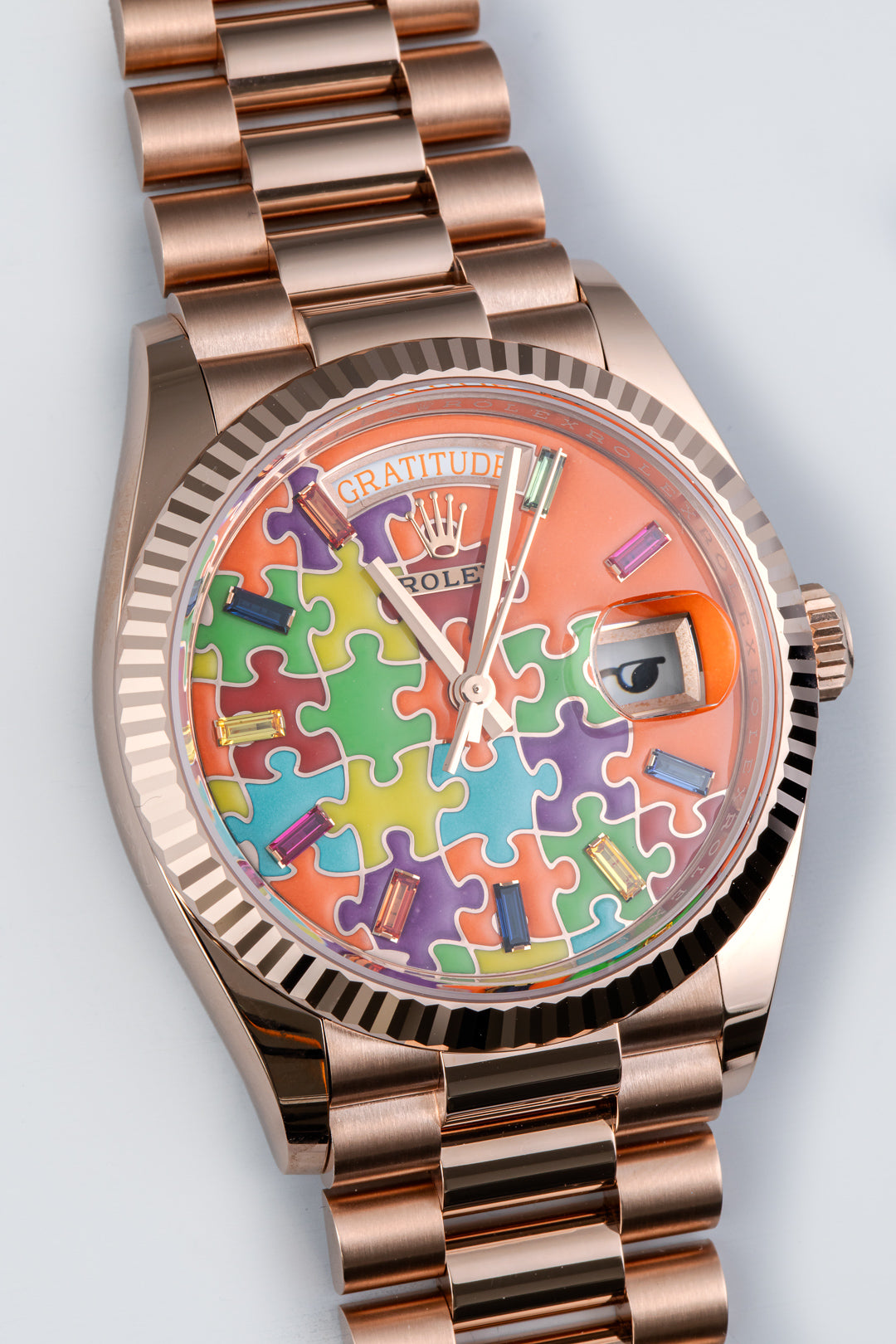 Day-Date Rose Gold 'Puzzle Dial'