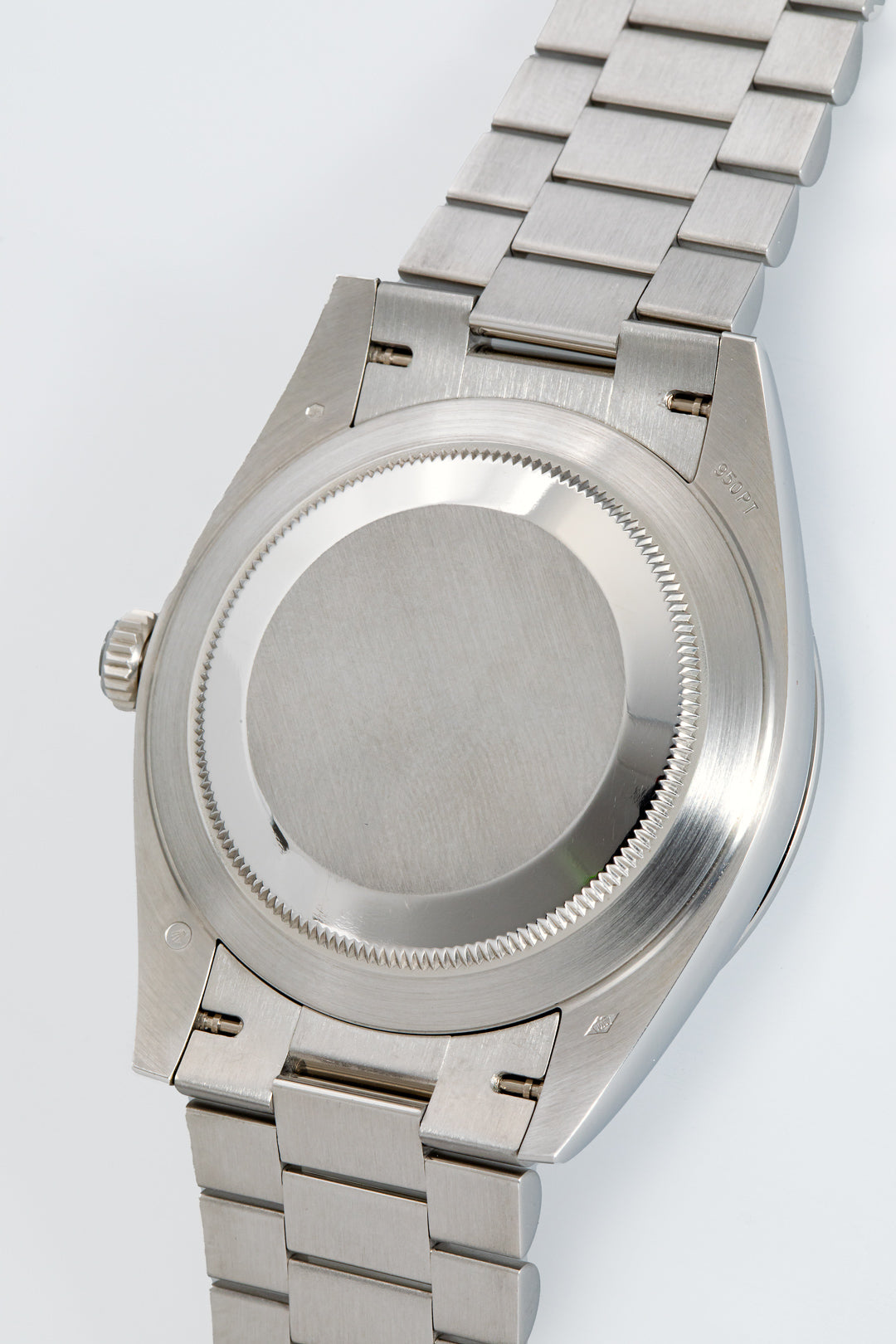 Platinum Day-Date TBR Baguette Set Bezel
