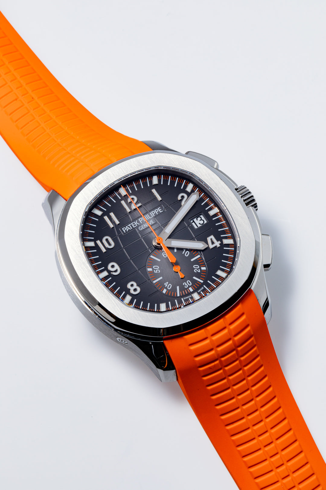 Aquanaut Chronograph Steel Orange 5968A-001