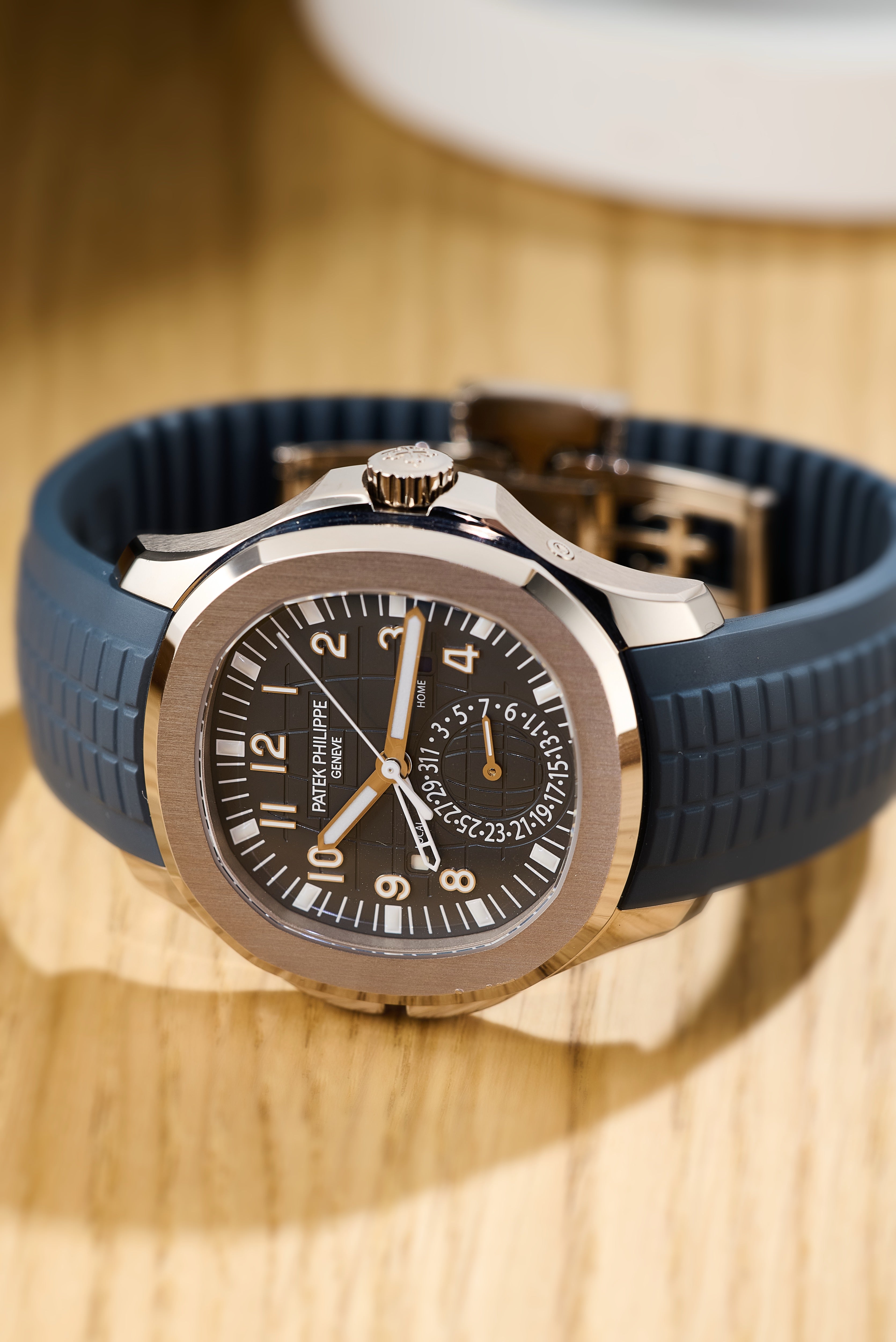 Patek Philippe Aquanaut Travel Time White Gold