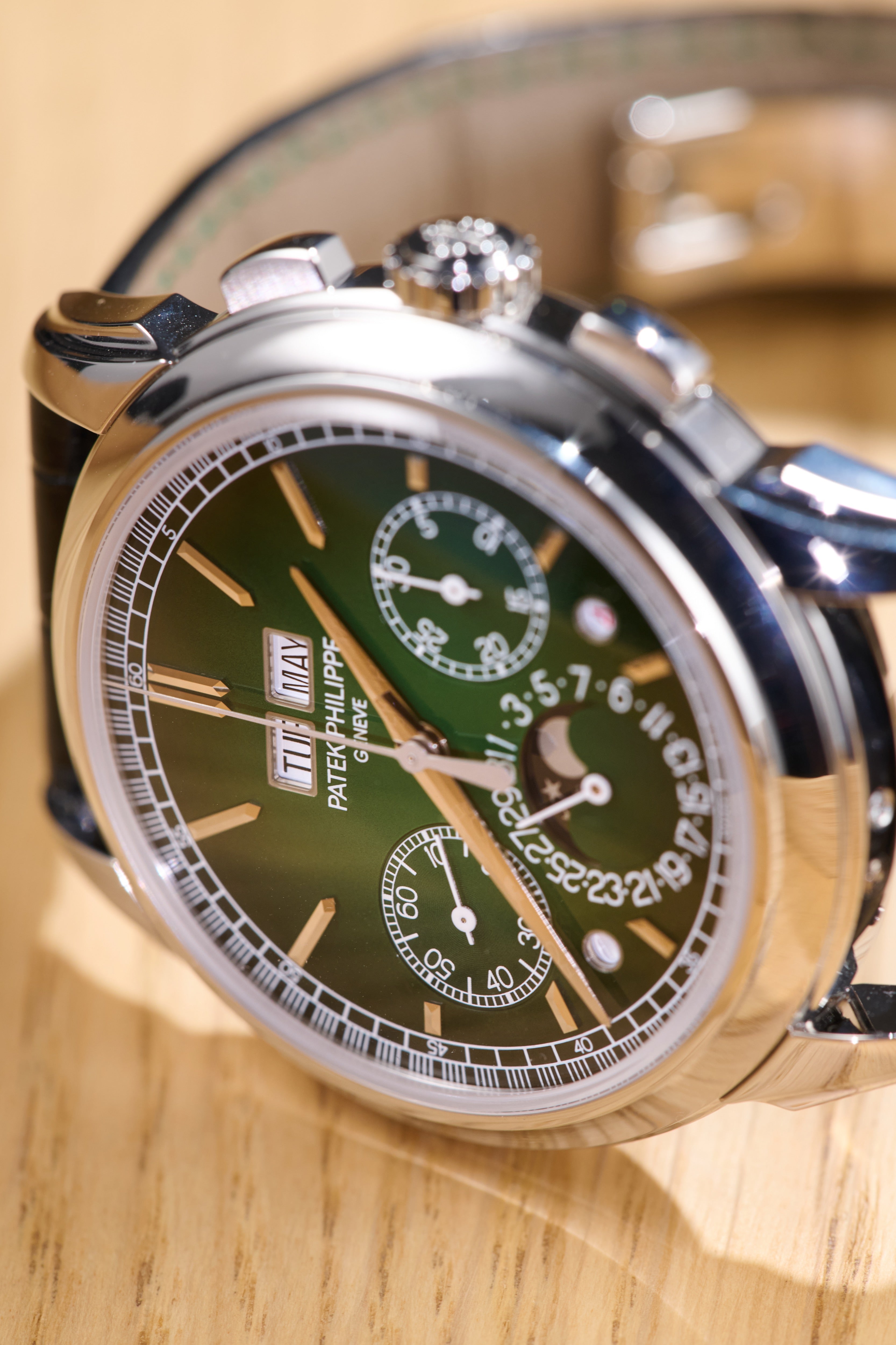 Patek Philippe Green Dial Perpetual Calendar