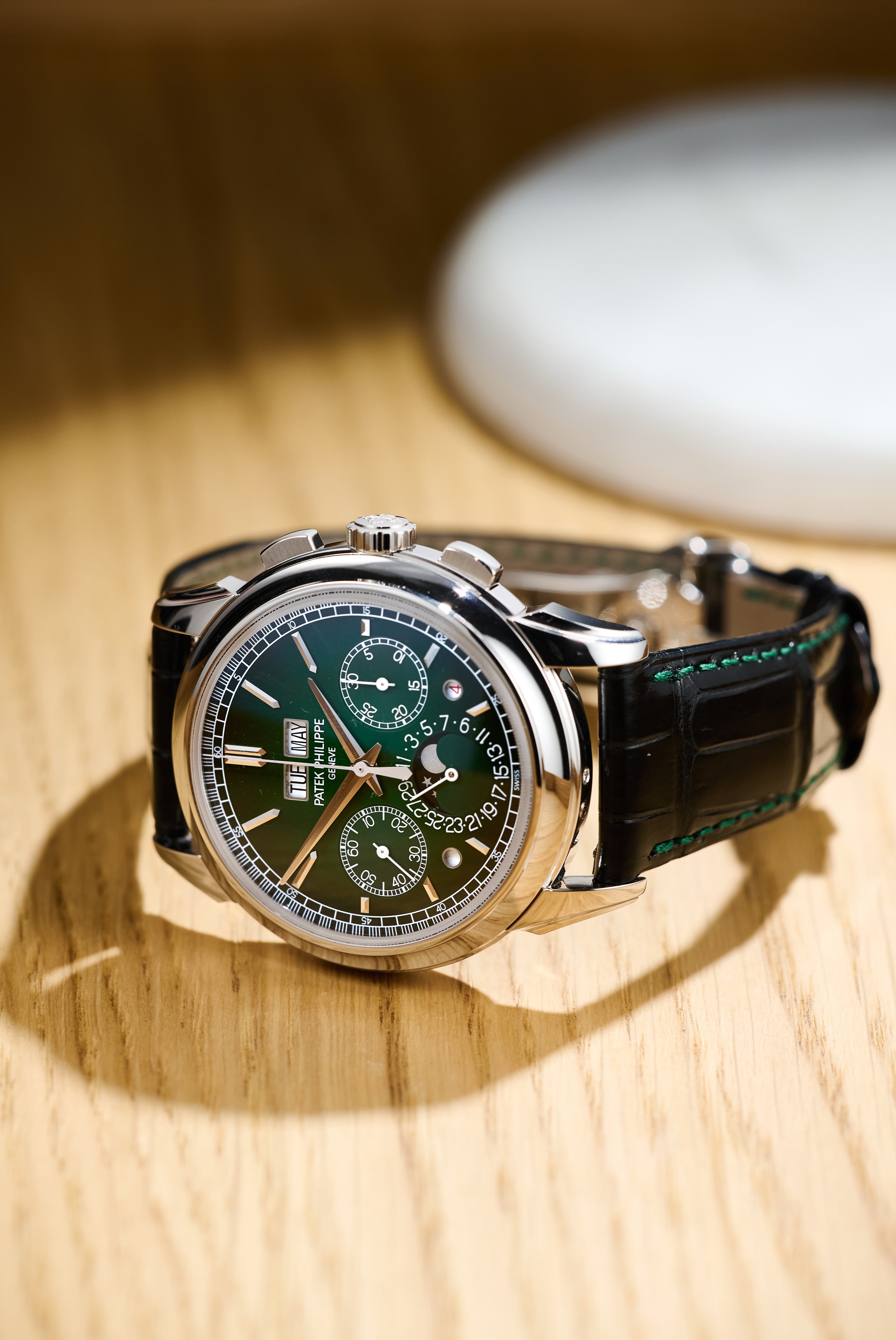 Patek Philippe Green Dial Perpetual Calendar