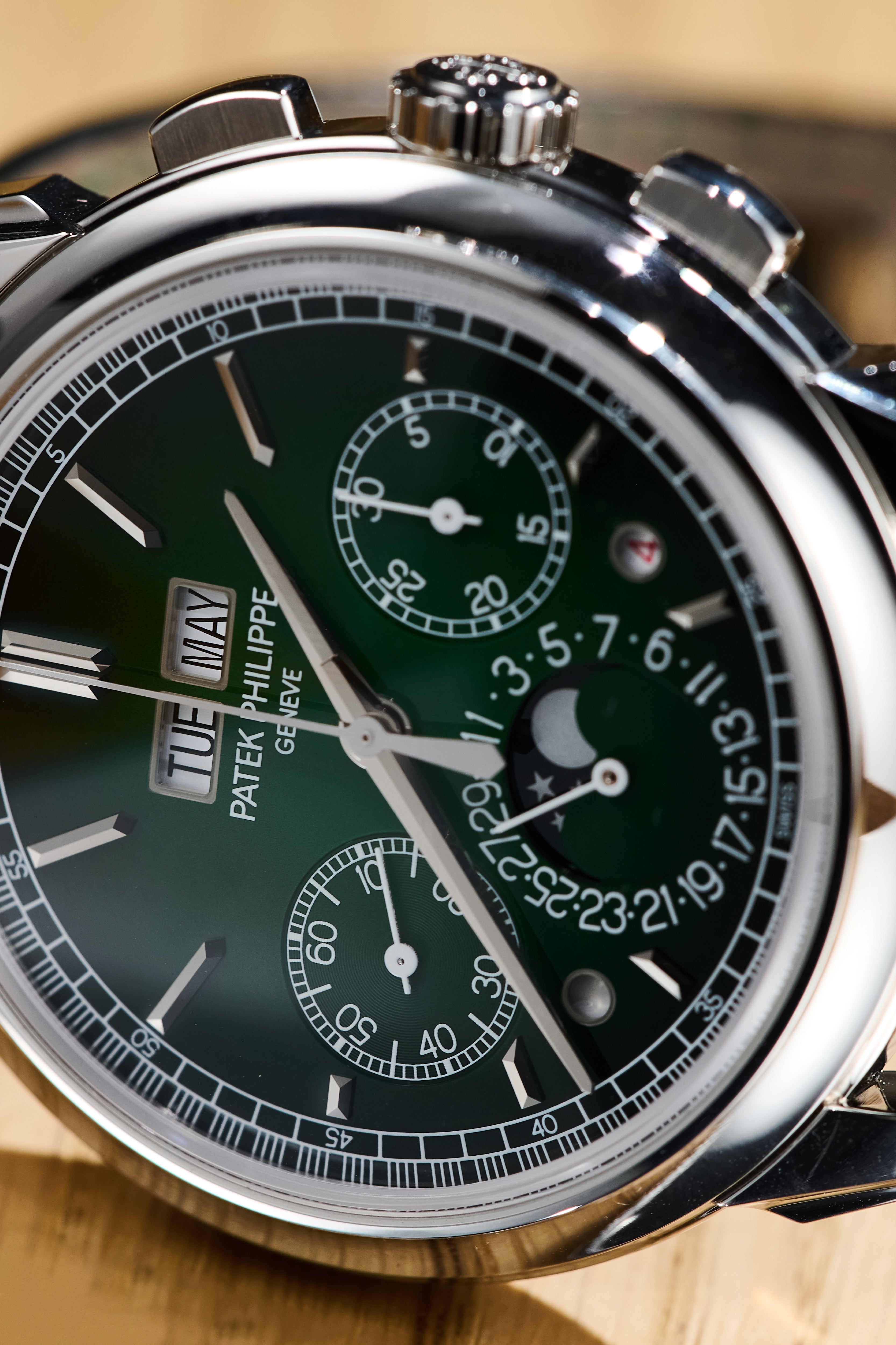 Patek Philippe Green Dial Perpetual Calendar