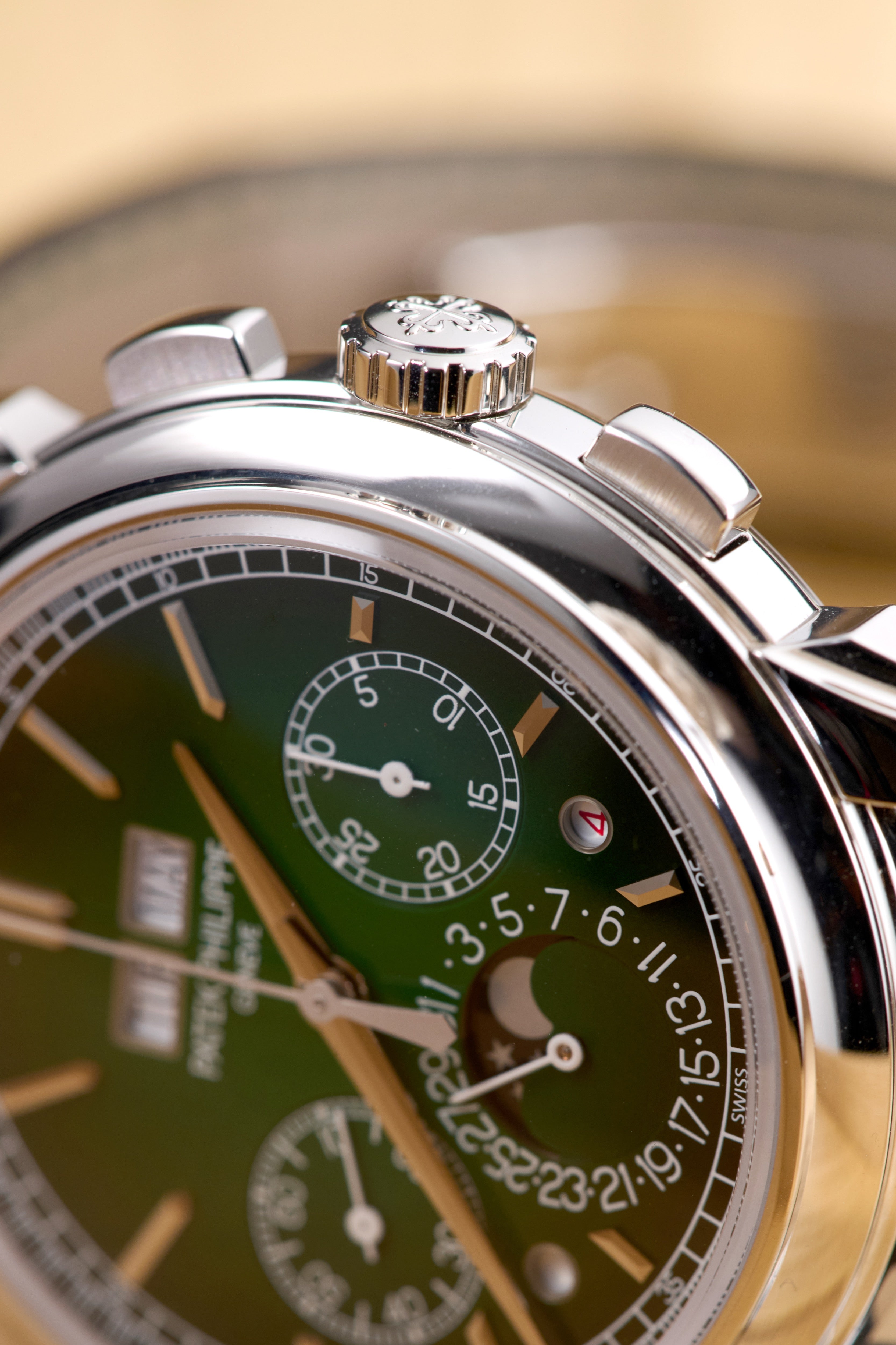 Patek Philippe Green Dial Perpetual Calendar
