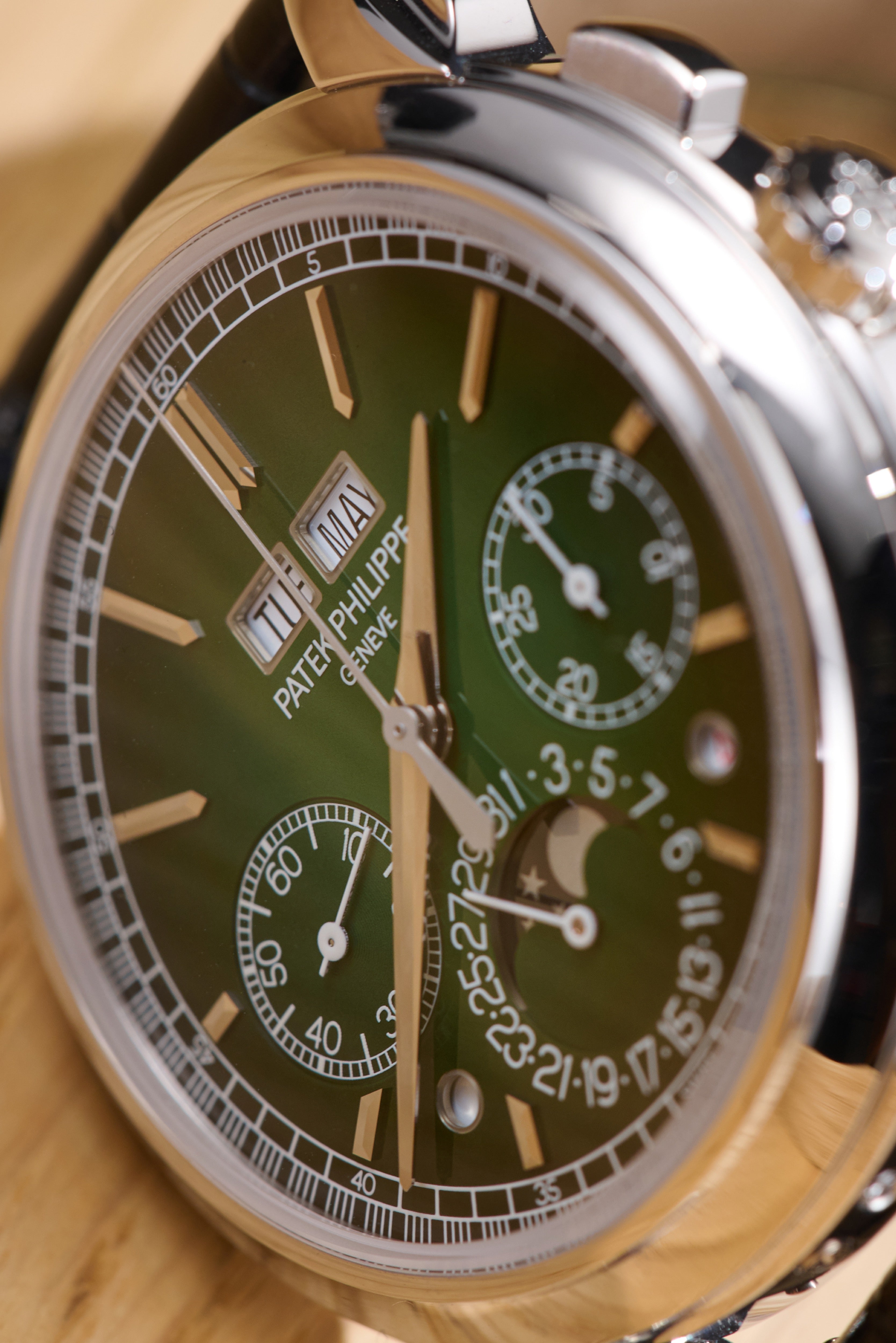 Patek Philippe Green Dial Perpetual Calendar
