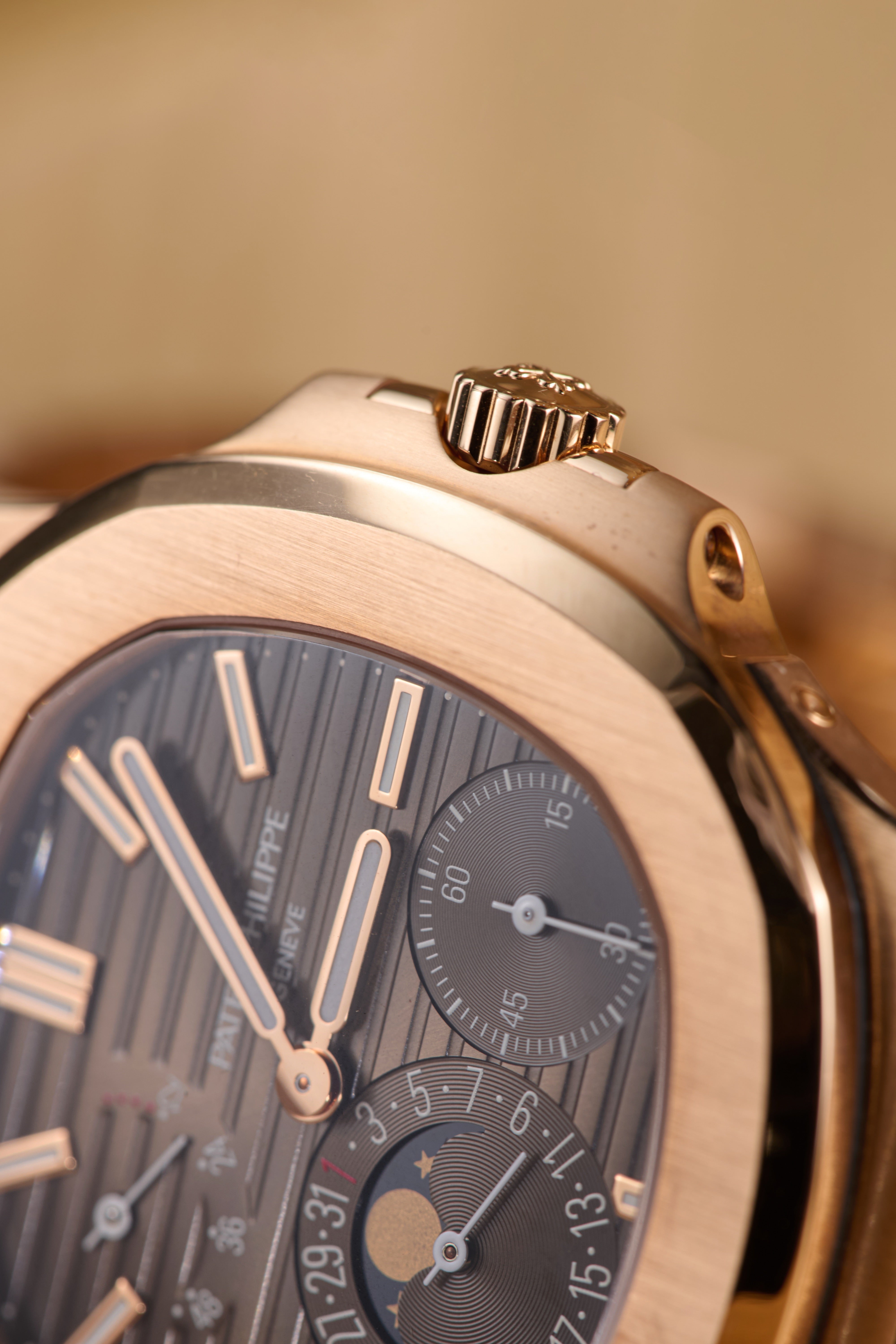 Patek Philippe Nautilus Rose Gold Moonphase
