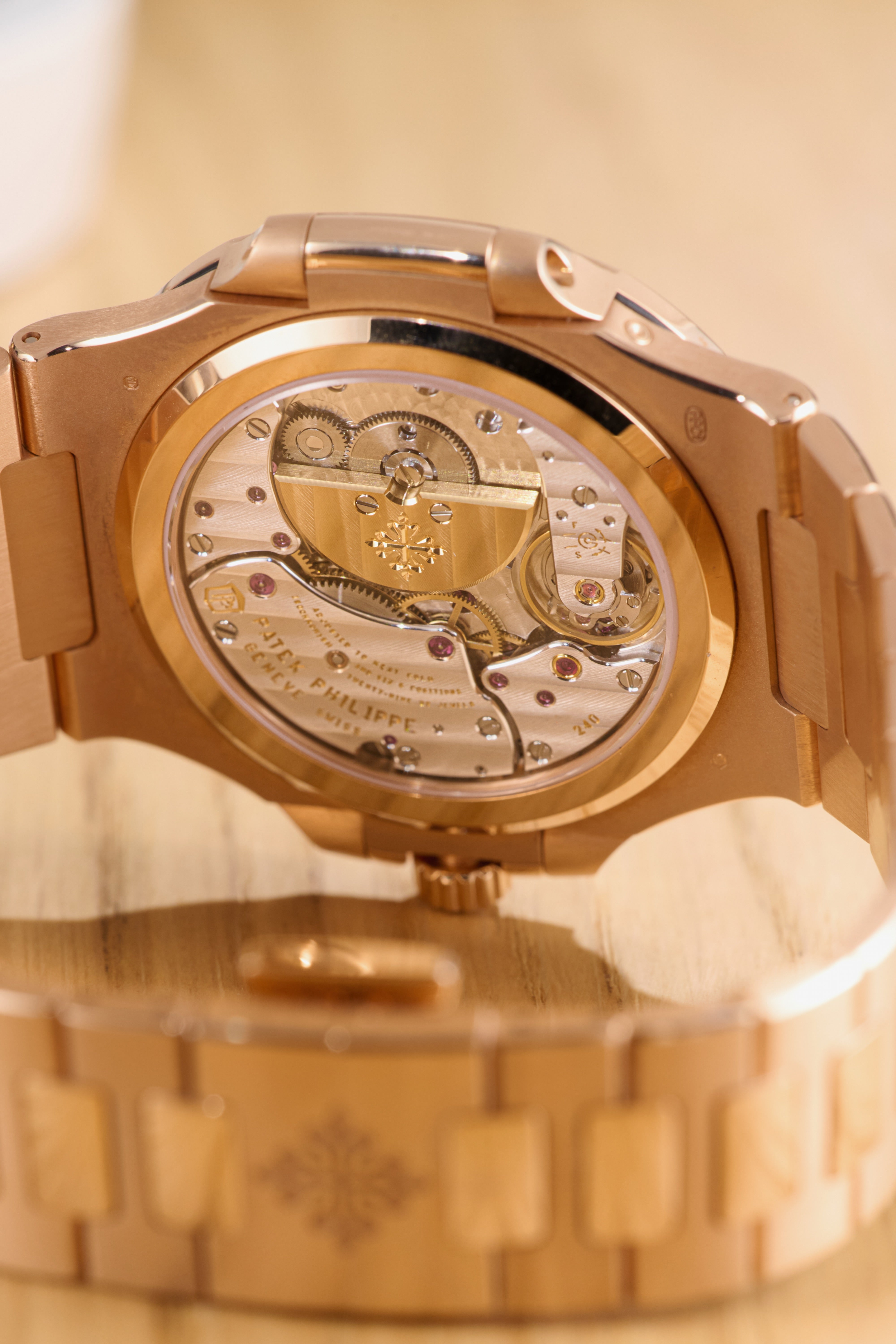 Patek Philippe Nautilus Rose Gold Moonphase