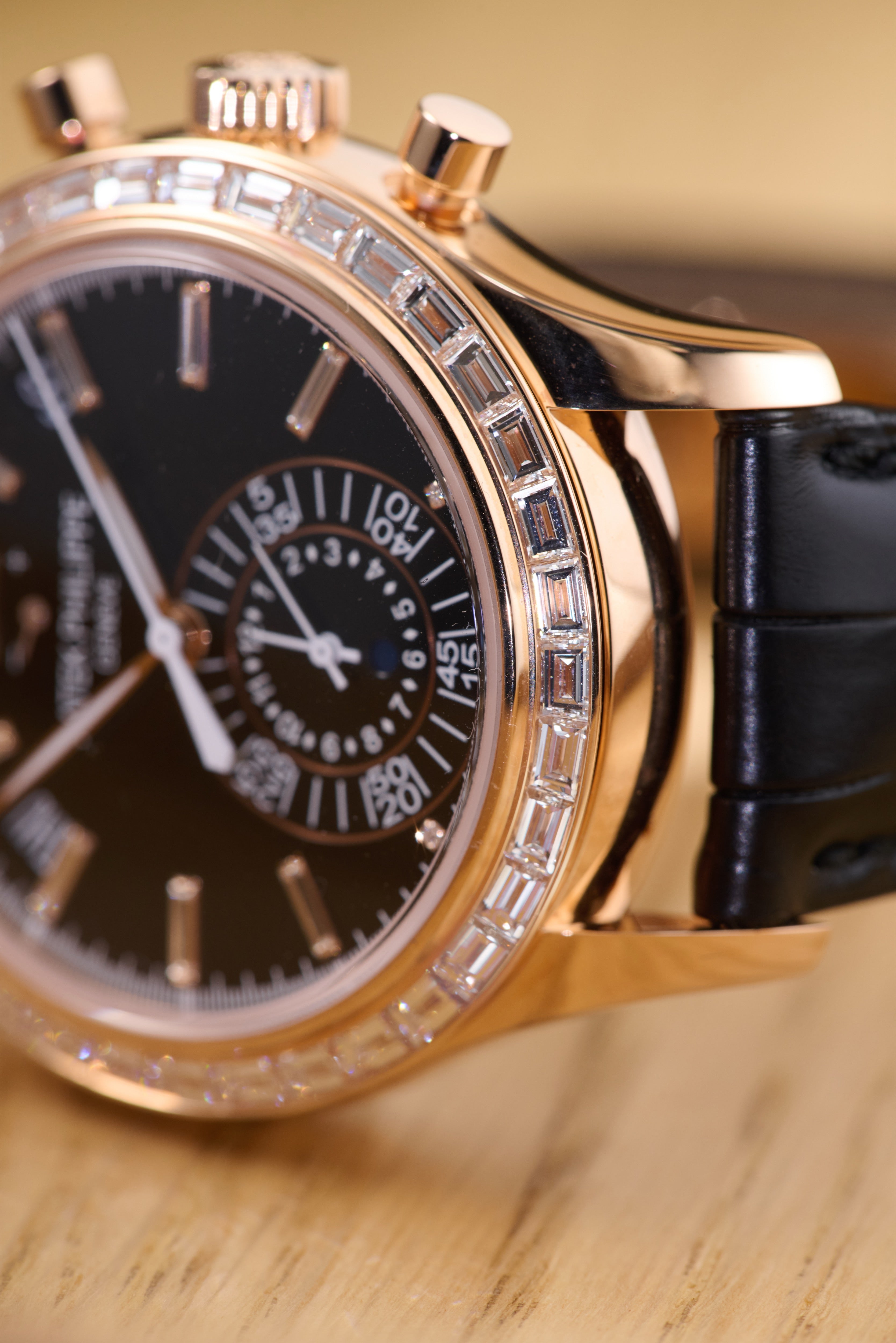 Patek Philippe Diamond Set Annual Calendar Rose Gold