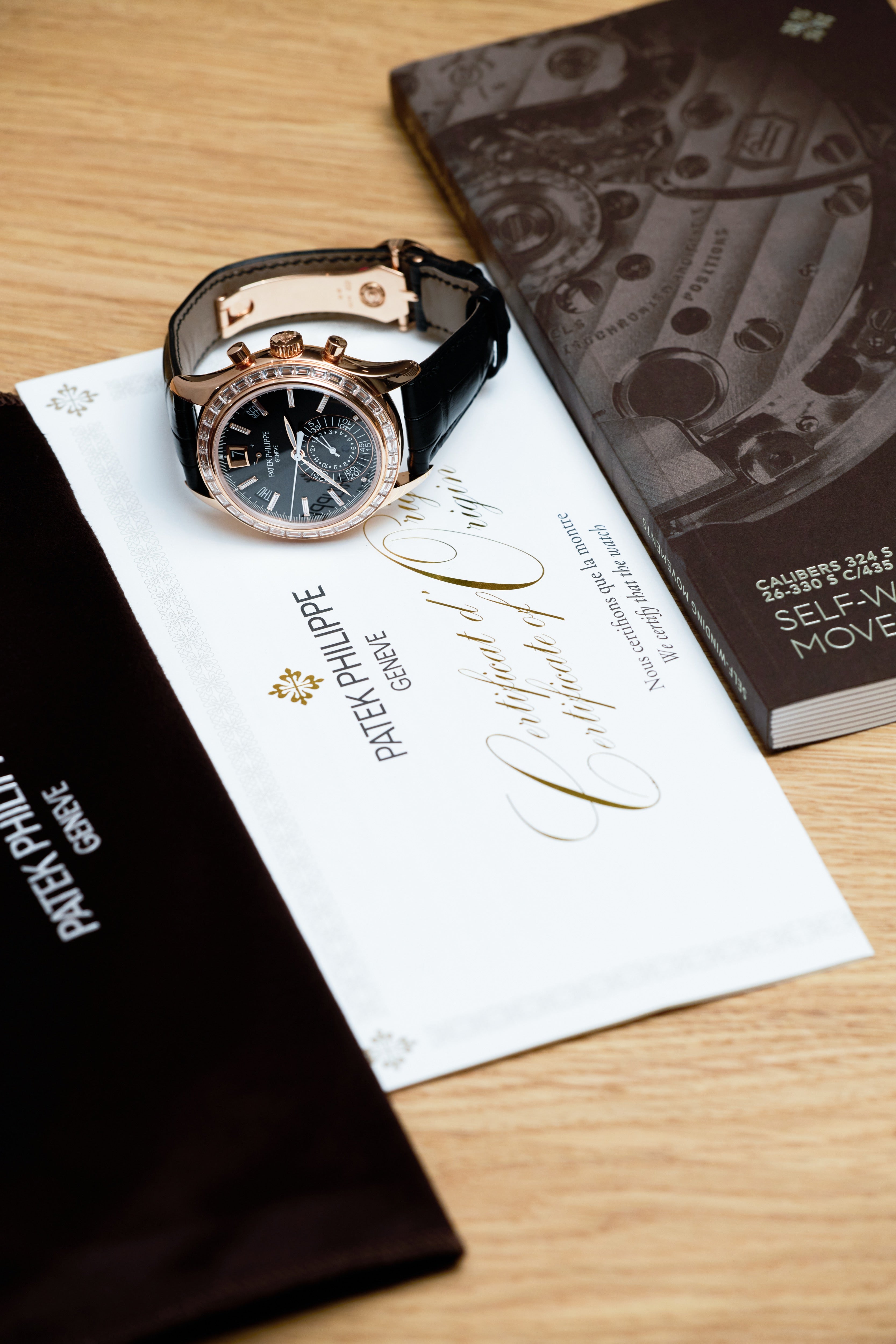 Patek Philippe Diamond Set Annual Calendar Rose Gold