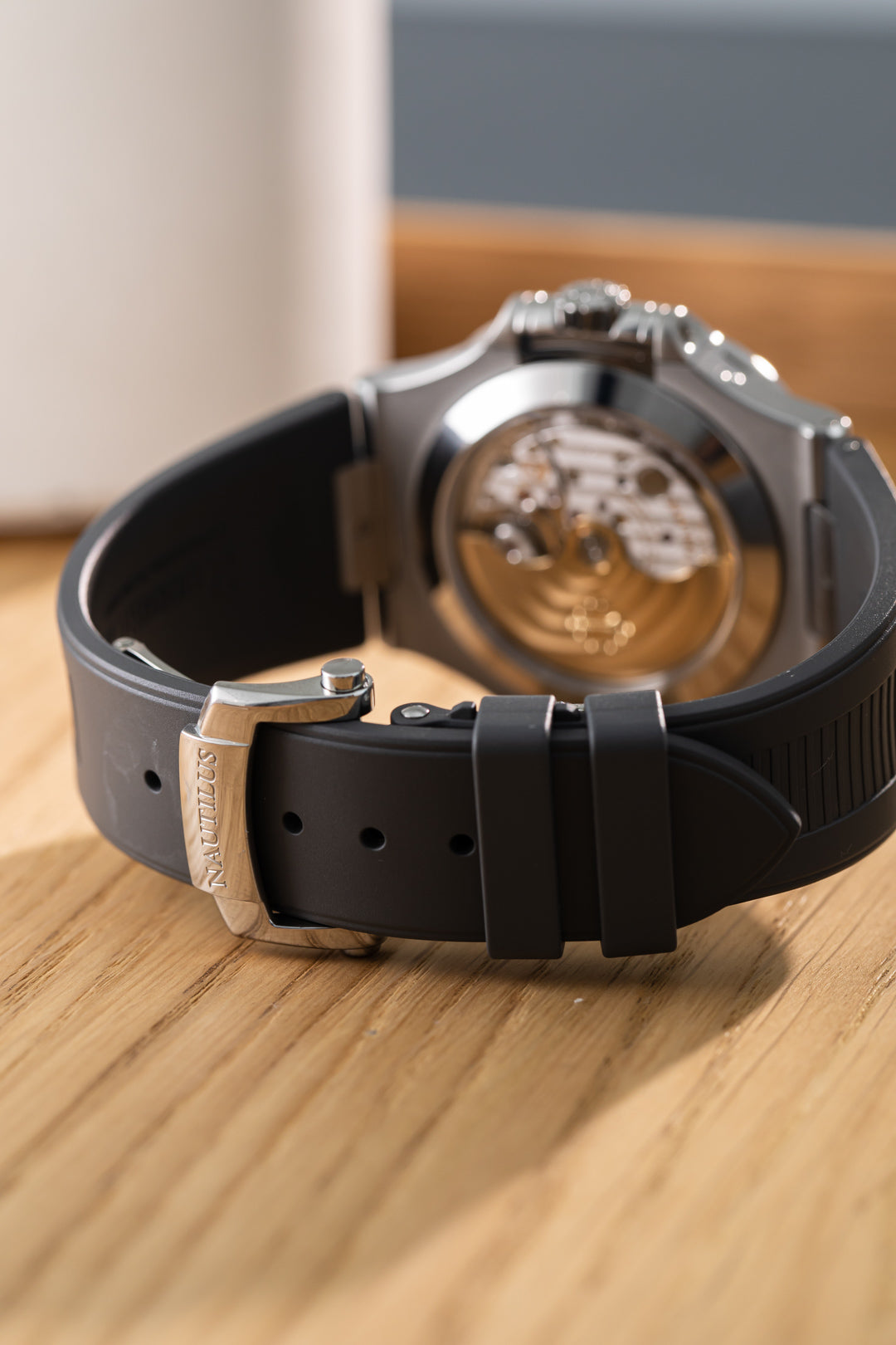 Nautilus 'Black Dial' Annual Calendar