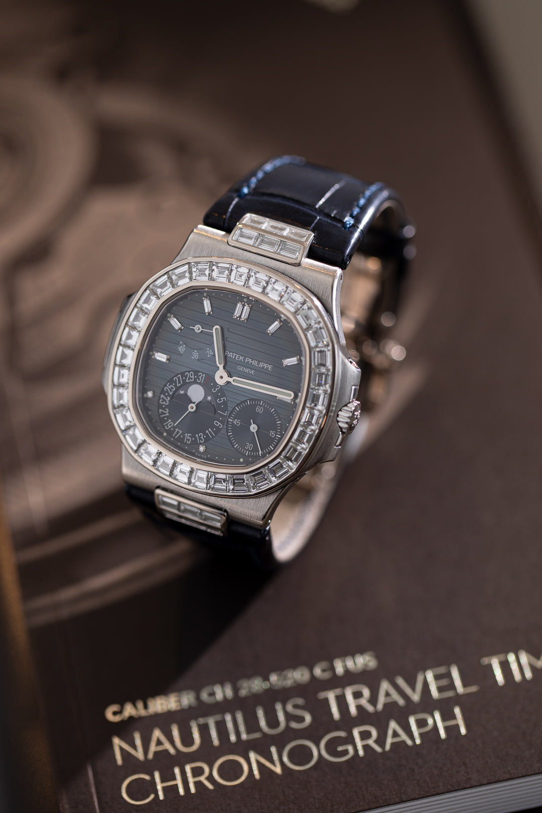 Nautilus White Gold Diamond Bezel